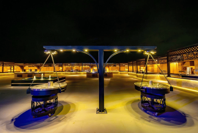 Private Desert Safari BBQ Dinner in 5-Star Desert Camp Falcon Camel